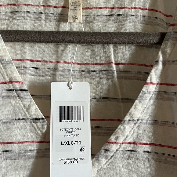 Eileen Fisher V-Neck Tunic. NWT L/XL - Picture 3 of 10